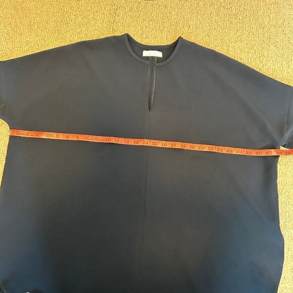 Oak + Fort Tunic Blouse Navy – XS - Picture 10 of 10